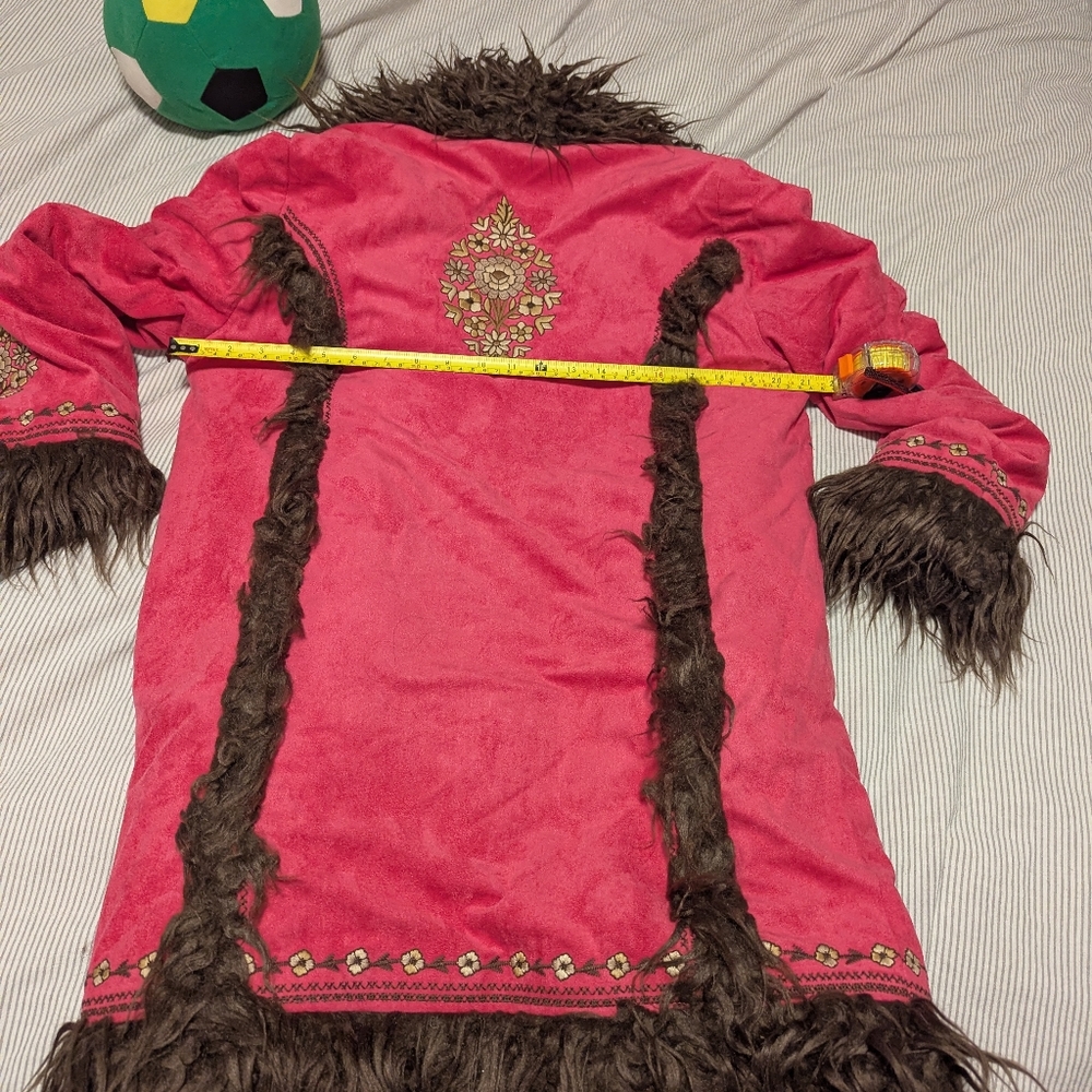 Spell Pink Jacket with Brown Accents - Picture 6 of 6